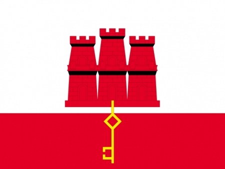 Gibraltar UK - National Flag Download by Planätive.Worldflags