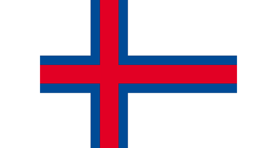 Faroe Islands National Vector Flag