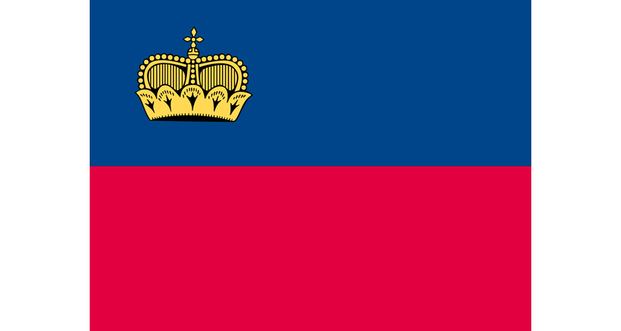 Liechtenstein National Vector Flag