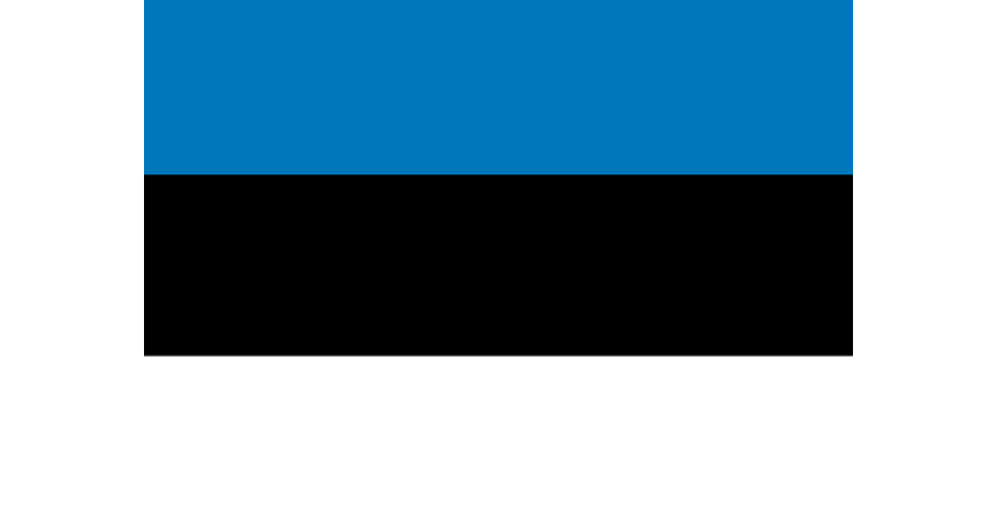 Estonia National Vector Flag
