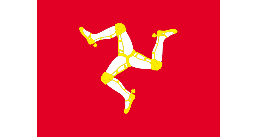 Isle of Man National Vector Flag