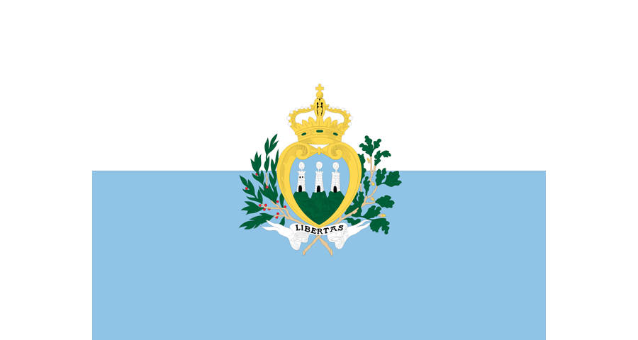 San Marino National Vector Flag