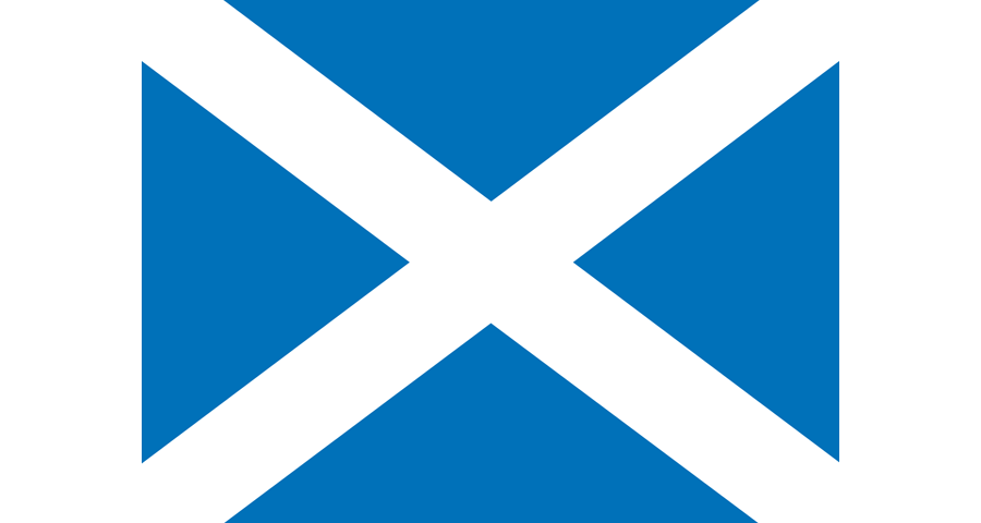 Scotland National Vector Flag