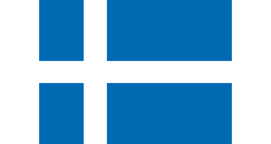 Shetland Islands National Vector Flag
