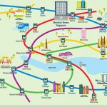 Singapore U-Bahn Plan mit Sehenswürdigkeiten