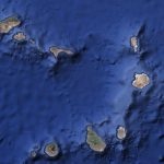 Planative.net - Satellitenbild von den Kapverdischen Inseln im Atlantic - (c)google earth