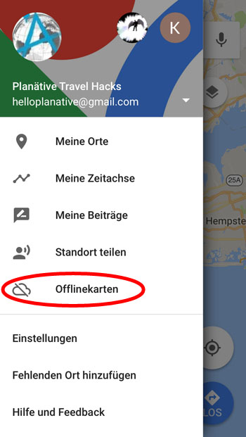 Wie nutze ich Google Maps Offline? - Step 3Wie nutze ich Google Maps Offline? - Step 3