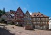 Marktplatz vn Miltenberg - einer der schönsten Orte Bayerns laut Planative. Bild von Lapping / Pixabay