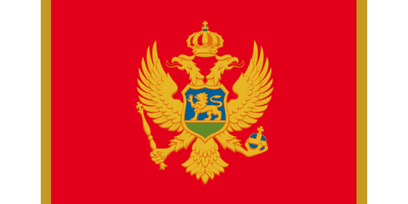 Montenegro National Vector Flag