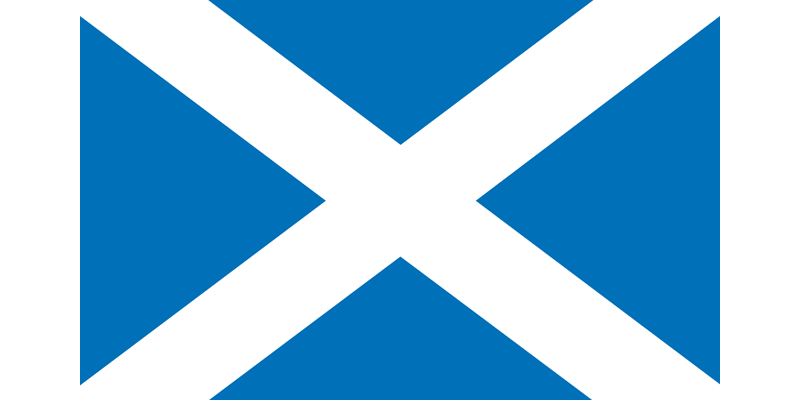 Scotland National Vector Flag