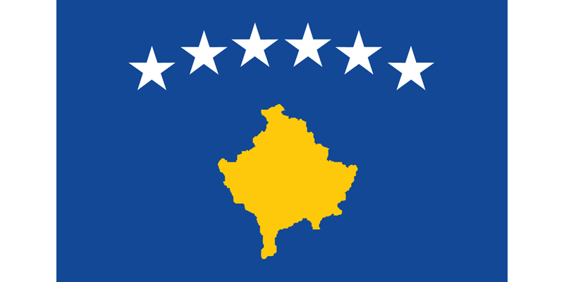Kosovo National Vector Flag