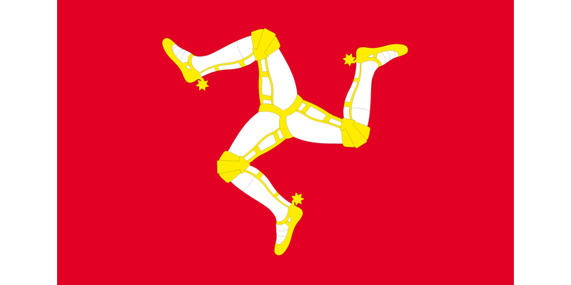 Isle of Man National Vector Flag