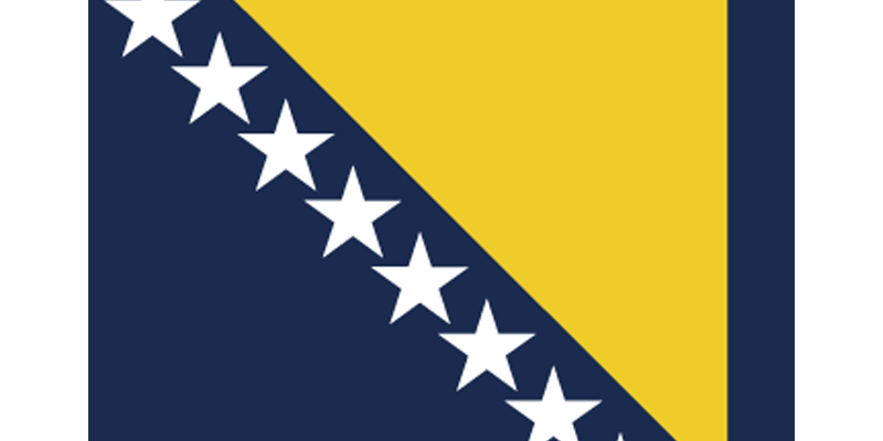 Bosnia-Herzegovina National Vector Flag