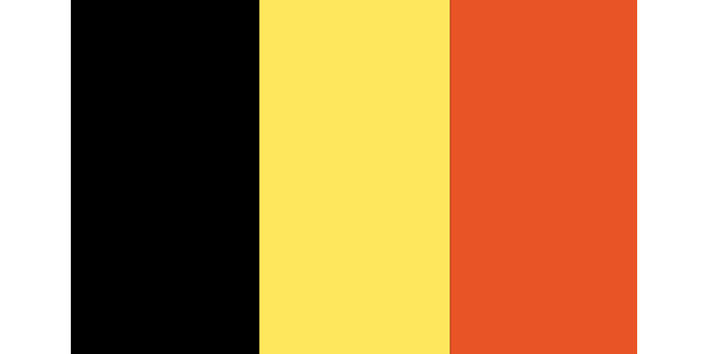 Belgium National Vector Flag
