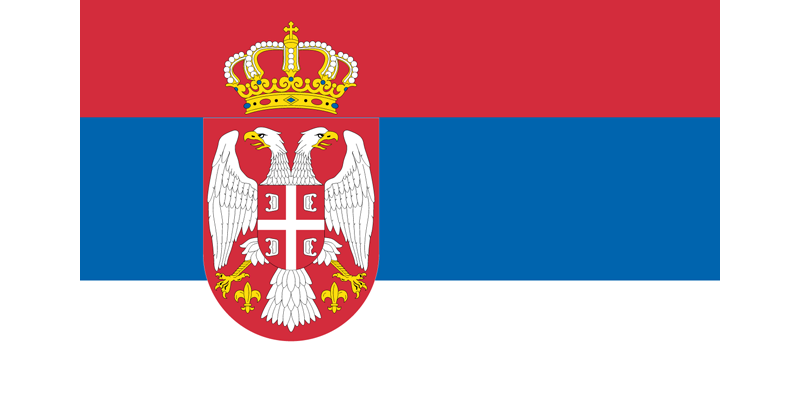 Serbia National Vector Flag