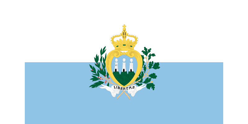 San Marino National Vector Flag