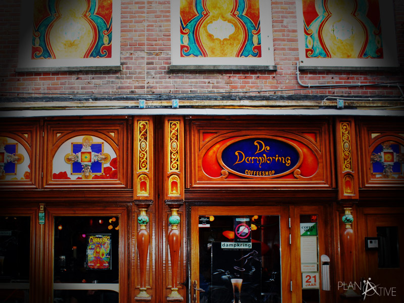 De Dampkring, einer der bekanntesten Coffeeshops in Amsterdam und Drehort für Ocean's 12