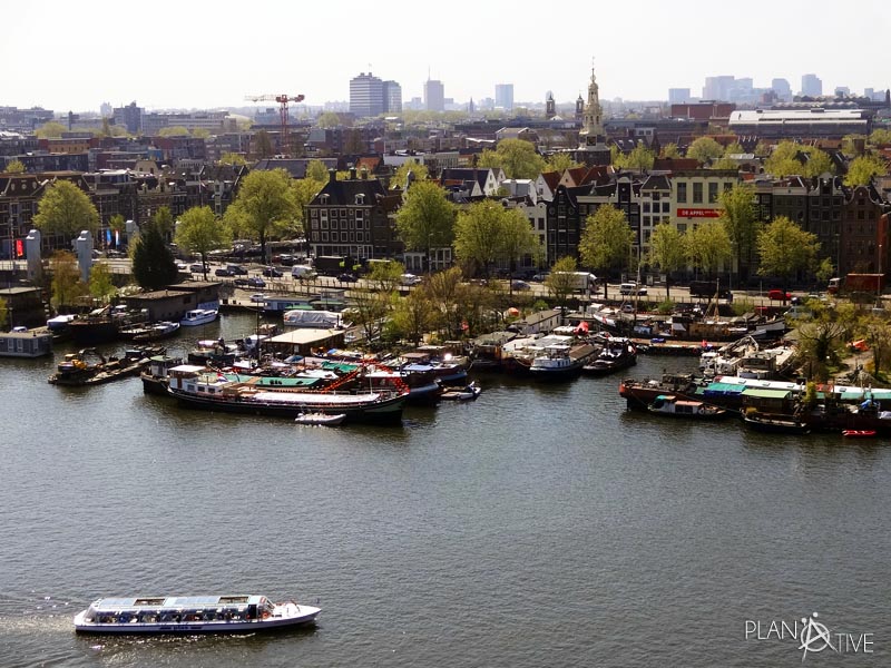 Ausblick von der Bibliothek in Amsterdam, Niederlande - © Planätive