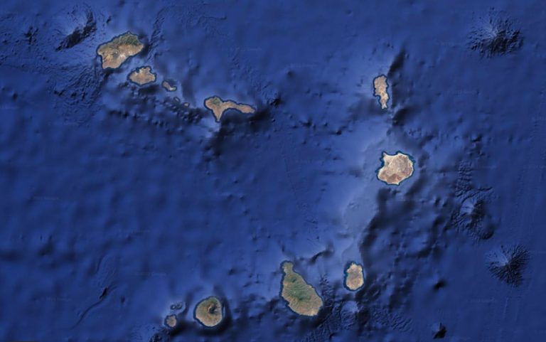 Planative.net - Satellitenbild von den Kapverdischen Inseln im Atlantic - (c)google earth
