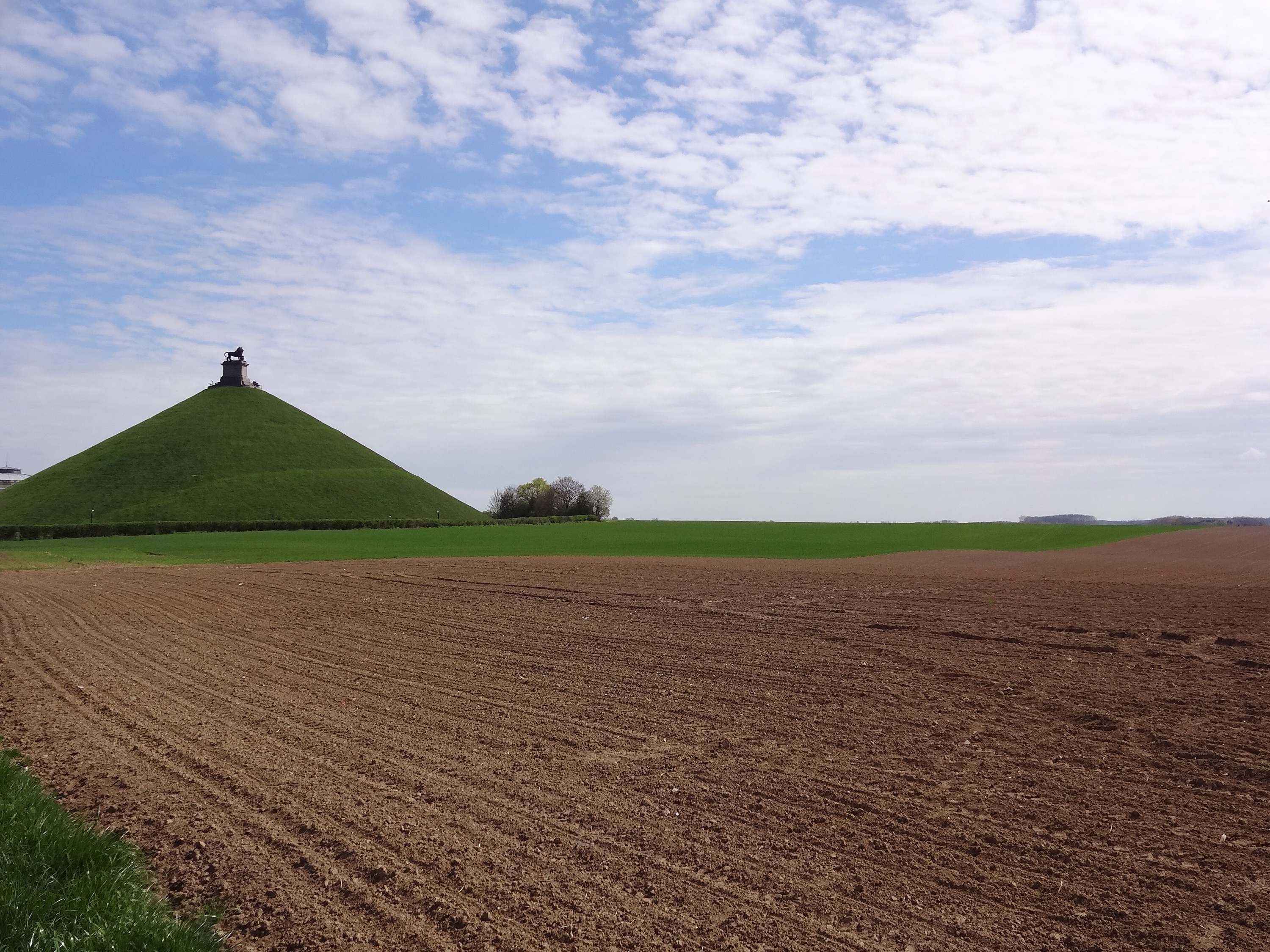 Napoleons Butte De Lion in Waterloo