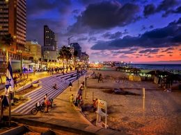 Tel Aviv Stadtplan mit Sehenswürdigkeitenzum Downloaden auf planative.net - Bild (c) iulian_ursache auf pixabay.com